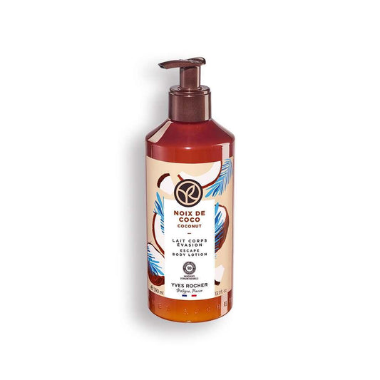 Yves Rocher Coconut Bliss Body Lotion - Tropical Coconut Scent, Moisturizing & Non-Greasy for All Skin Types