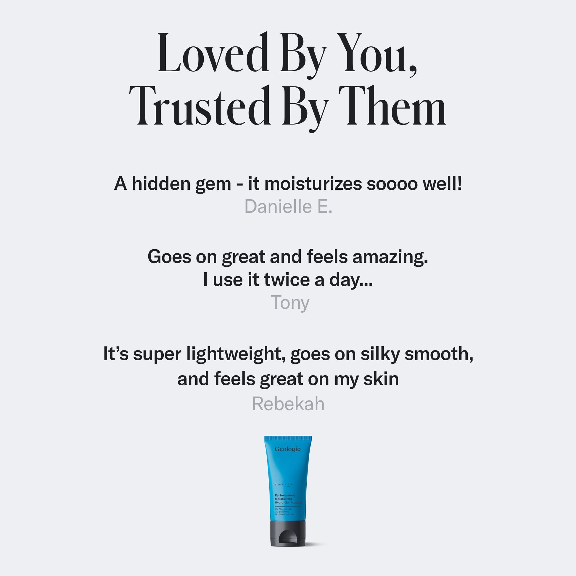 Geologie Hydro-Gel Moisturizer Face Cream Full Size Bottle Geologie