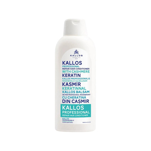 Crème capillaire à la kératine Kallos Cosmetics 1000 ml - Soin capillaire professionnel pour des cheveux nourris
