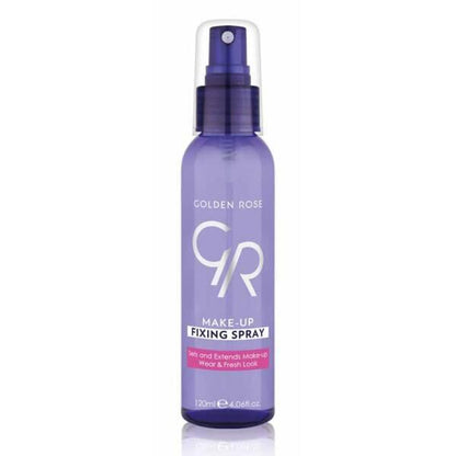 Spray fijador de maquillaje Golden Rose 120ml - Spray fijador de maquillaje de larga duración para mujer