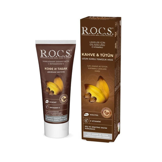 Pasta de dientes ROCS Coffee & Tobacco 60ml