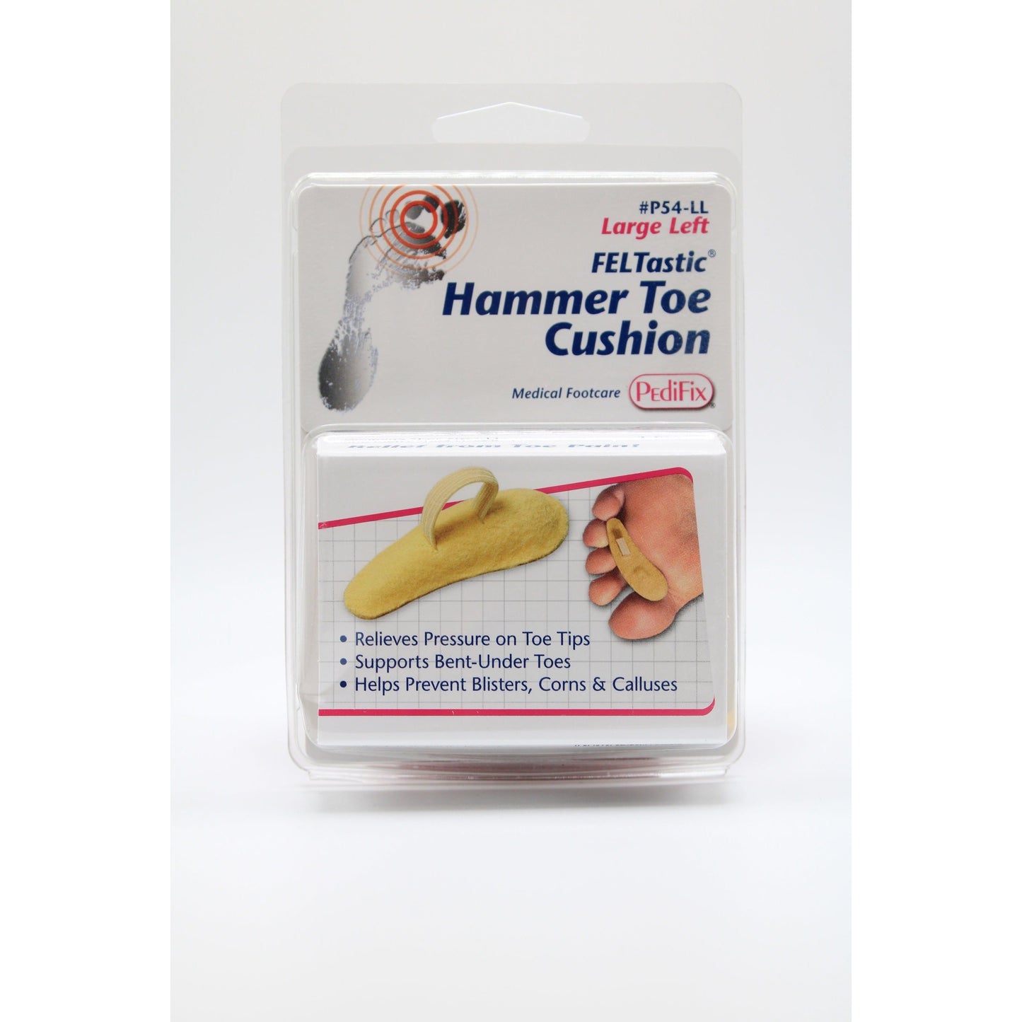 PediFix Hammer Toe Cushion Large Left 1ct Foot Care Product Pasteur Pharmacy