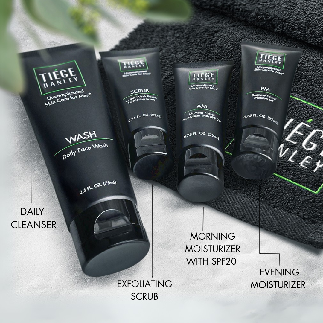The Essential Skin Care Routine for Men System Tiege Hanley