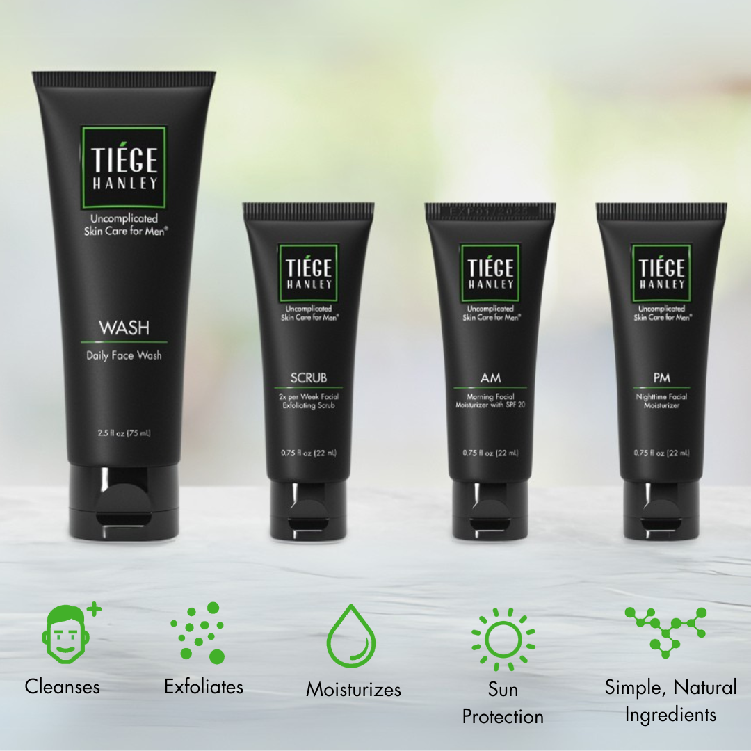 The Essential Skin Care Routine for Men System Tiege Hanley
