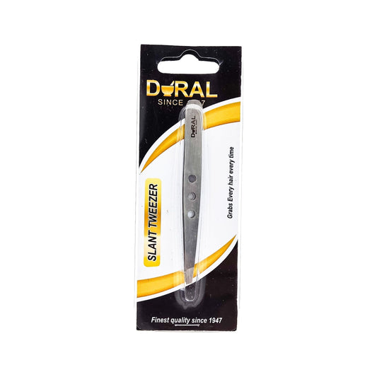 Dural Slant Tweezer Classic Triple Dots Silver Tweezers Pasteur Pharmacy