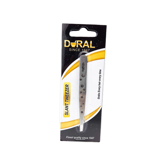 Dural Slant Tweezer Classic Multi dots Silver Tweezer Pasteur Pharmacy