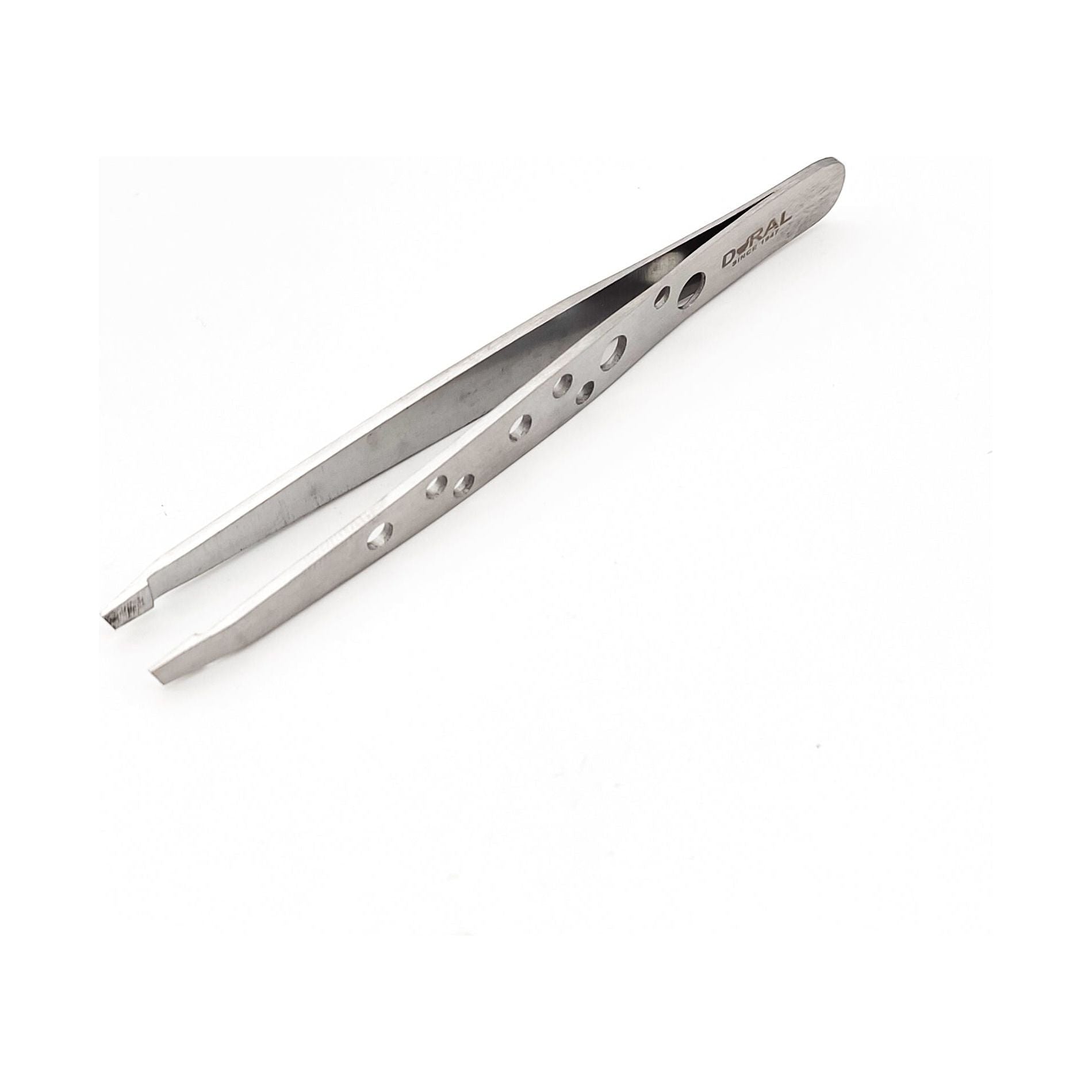 Dural Slant Tweezer Classic Multi dots Silver Tweezer Pasteur Pharmacy