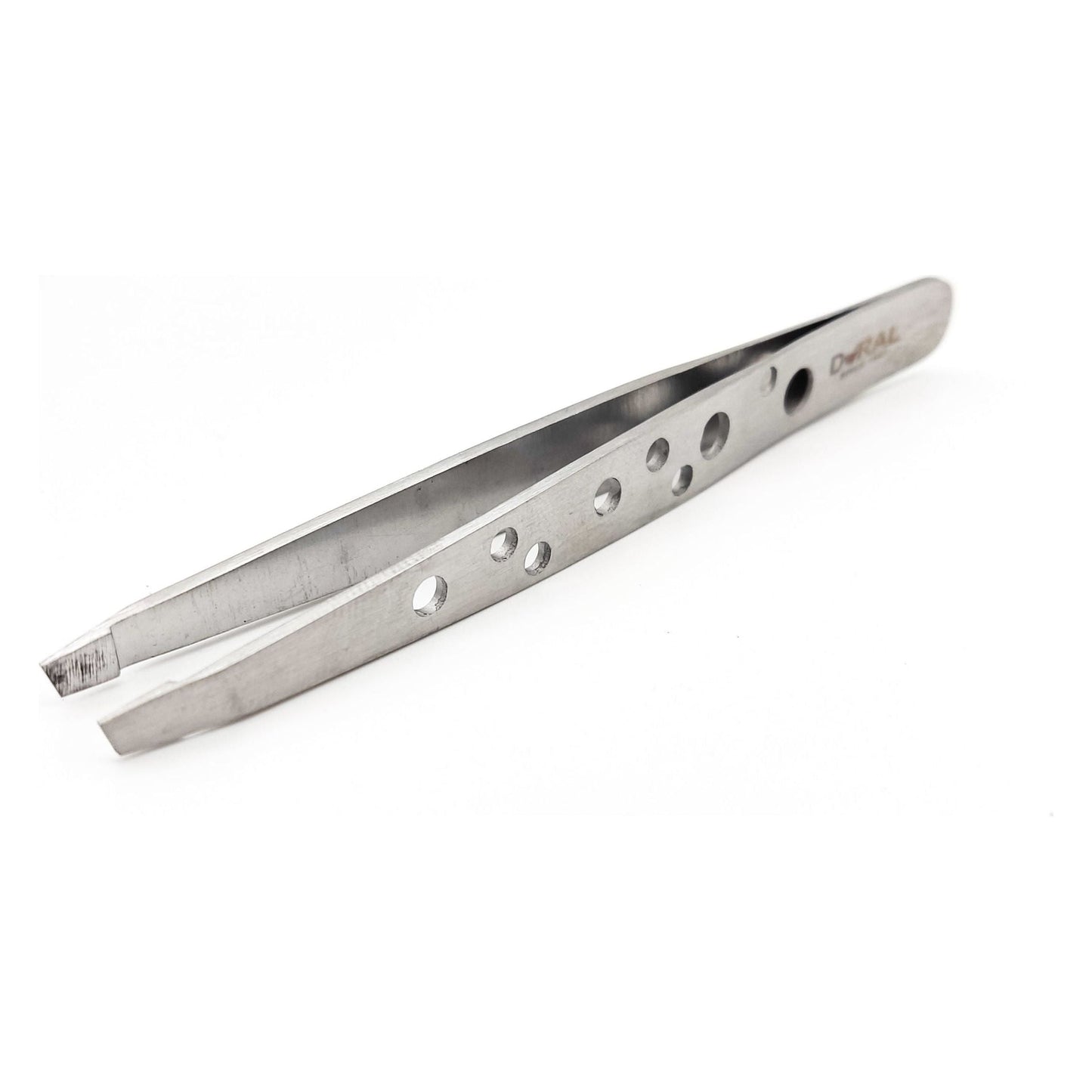Dural Slant Tweezer Classic Multi dots Silver Tweezer Pasteur Pharmacy