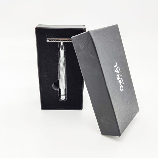 Dural Eyan Chrome Double Edge Safety Razor + Pouch Safety Razor Pasteur Pharmacy