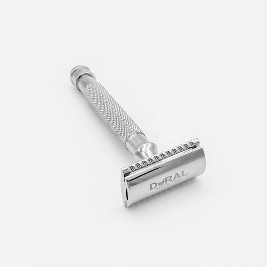 Dural Eyan Chrome Double Edge Safety Razor + Pouch Safety Razor Pasteur Pharmacy