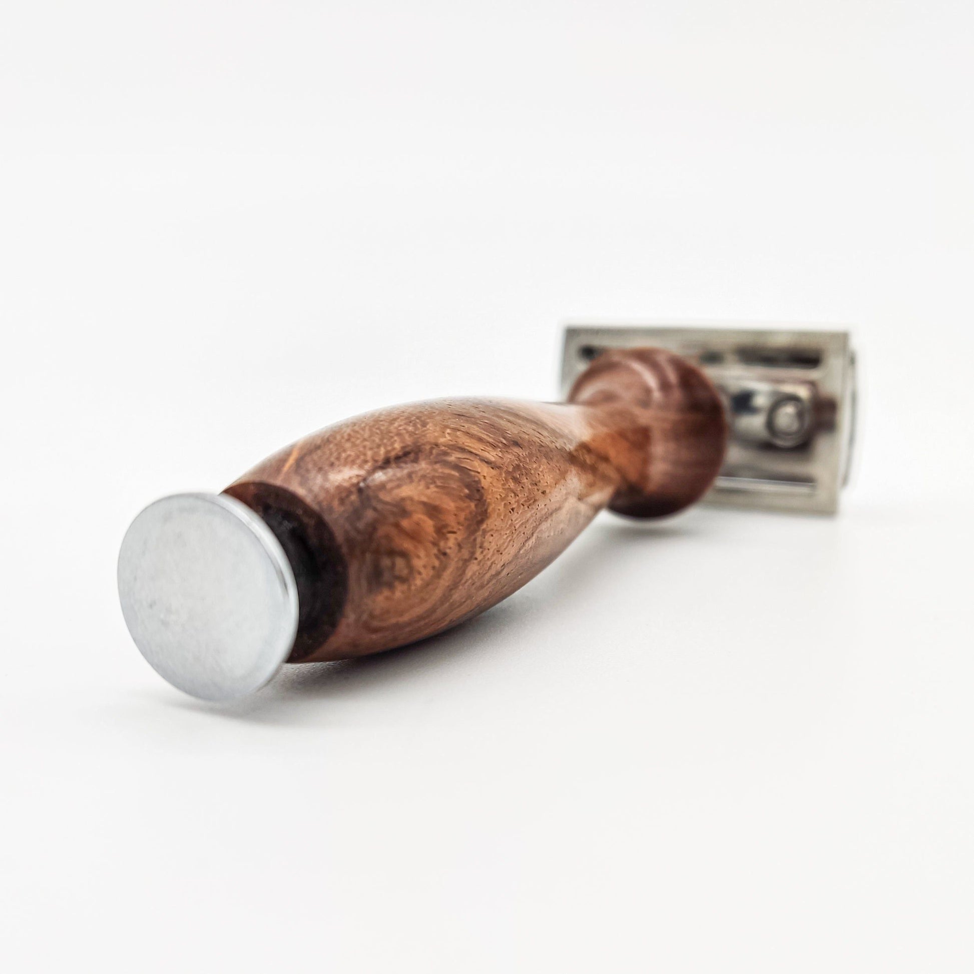 Dural Sheesham Wood Double Edge Safety Razor + Pouch Safety Razor Pasteur Pharmacy