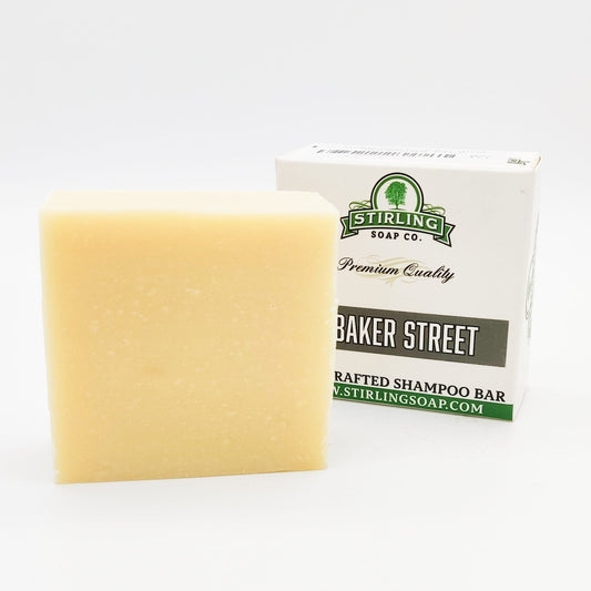 Stirling Soap Co. Baker Street Shampoo Bar 3.8 Oz Shampoo Bar Pasteur Pharmacy