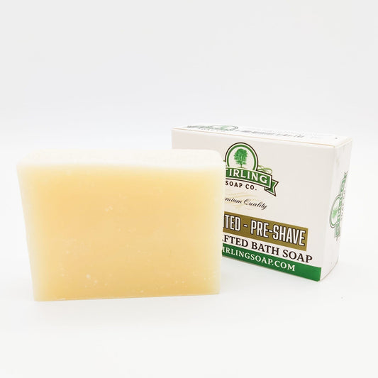 Stirling Soap Co. Glacial Unscented - Pre-Shave Bath Soap 5.5 Oz Pre-Shave Bath Soap Pasteur Pharmacy