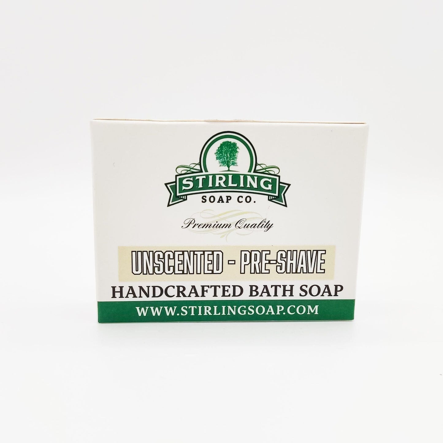 Stirling Soap Co. Unscented - Pre-Shave Bath Soap 5.5 Oz Pre-Shave Bath Soap Pasteur Pharmacy