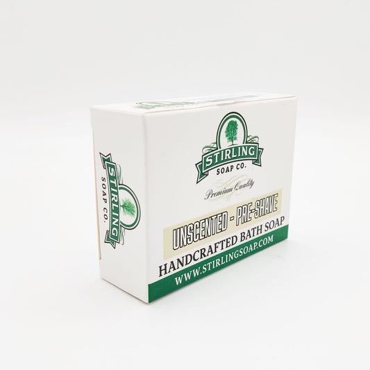 Stirling Soap Co. Unscented - Pre-Shave Bath Soap 5.5 Oz Pre-Shave Bath Soap Pasteur Pharmacy