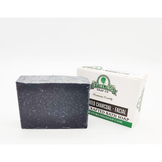 Stirling Soap Co. Activated Charcoal - Facial Bath Soap 5.5 Oz Facial Bath Soap Pasteur Pharmacy