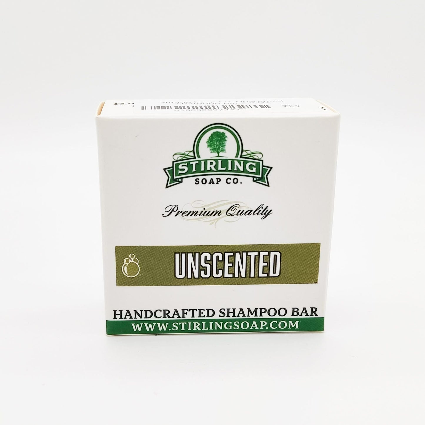 Stirling Soap Co. Unscented Shampoo Bar 3.8 Oz Shampoo Pasteur Pharmacy