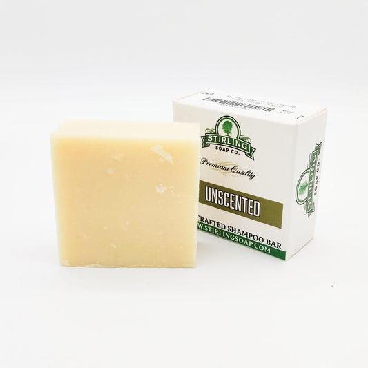 Stirling Soap Co. Unscented Shampoo Bar 3.8 Oz Shampoo Pasteur Pharmacy