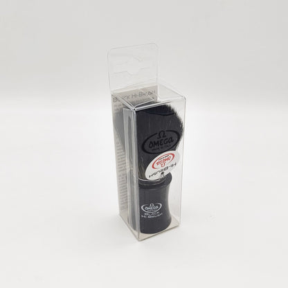 Blaireau à raser Omega 196818 Hi-Brush en fibre synthétique noir