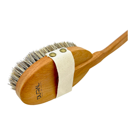Dural Steamed Beech Wood Bath Brush With Horse Hair / Sisal Bristles Bath Brush Pasteur Pharmacy