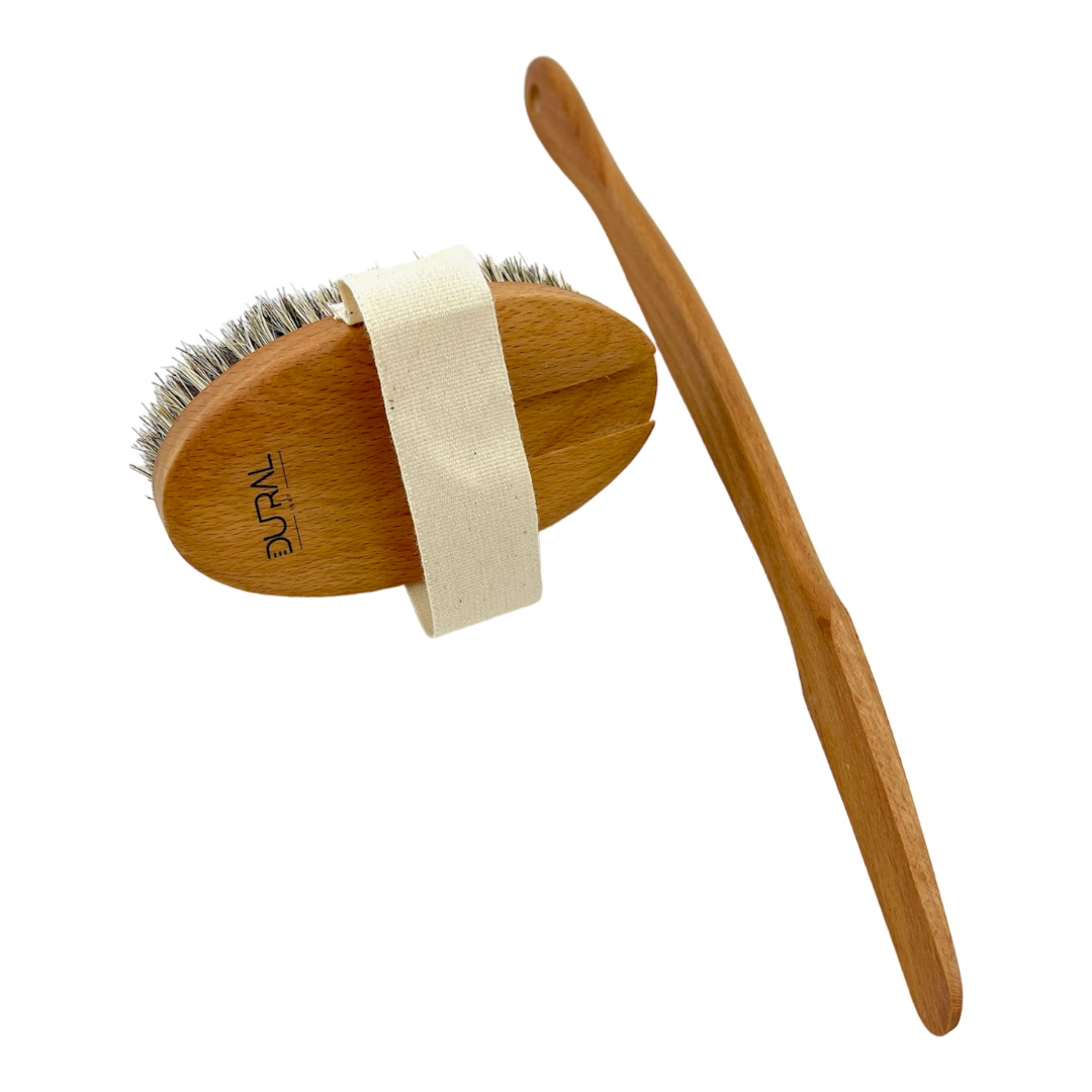 Dural Steamed Beech Wood Bath Brush With Horse Hair / Sisal Bristles Bath Brush Pasteur Pharmacy