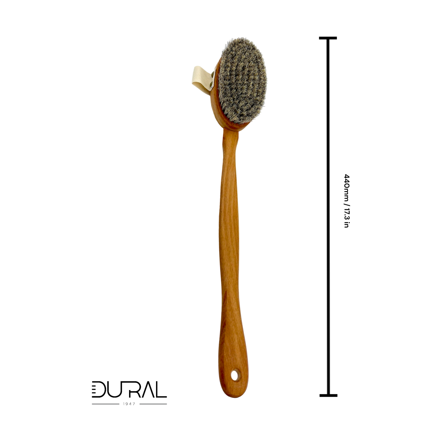 Dural Steamed Beech Wood Bath Brush With Horse Hair / Sisal Bristles Bath Brush Pasteur Pharmacy