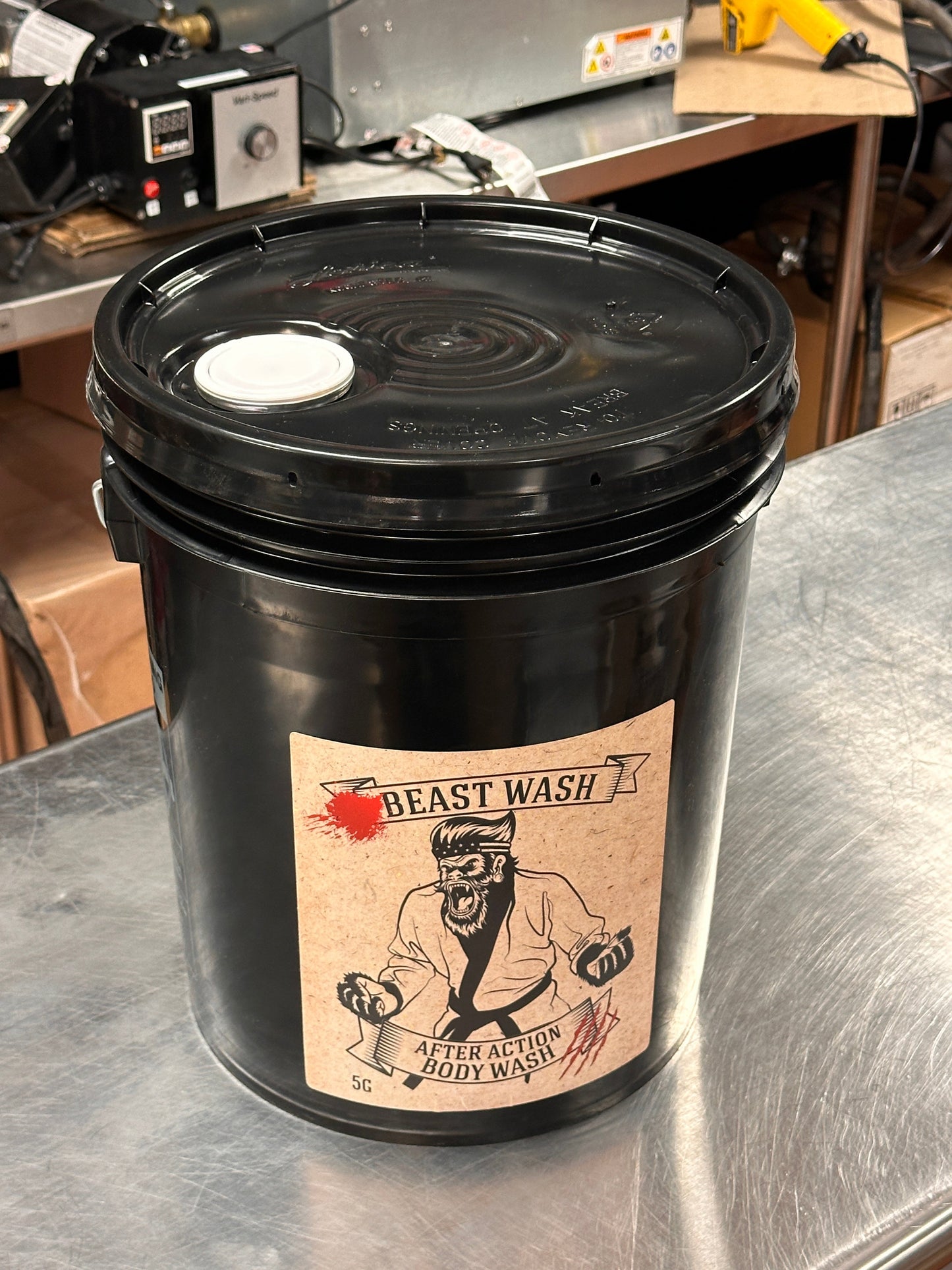 Johnny Slicks 5 Gallon Pail Of After Action Body Wash body wash Johnny Slicks