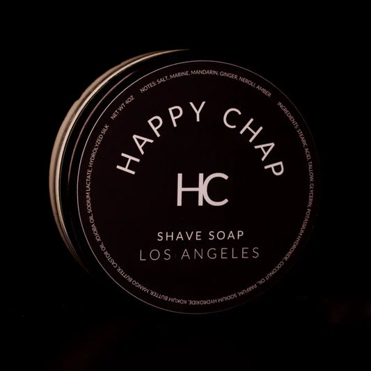 Happy Chap Los Angeles Shaving Collection Shaving Set Pasteur Pharmacy Shaving Soap 4oz