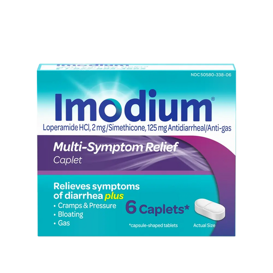 Imodium Multi-Symptom Caplets 6Ct Outdoor Living Pasteur Pharmacy