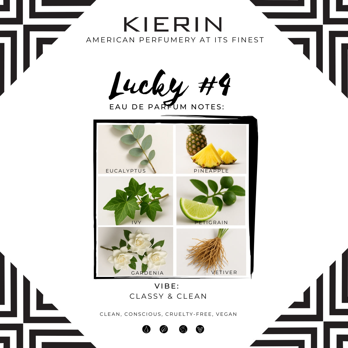 Kierin Lucky Number 4 Limited Edition Fragrance KIERIN