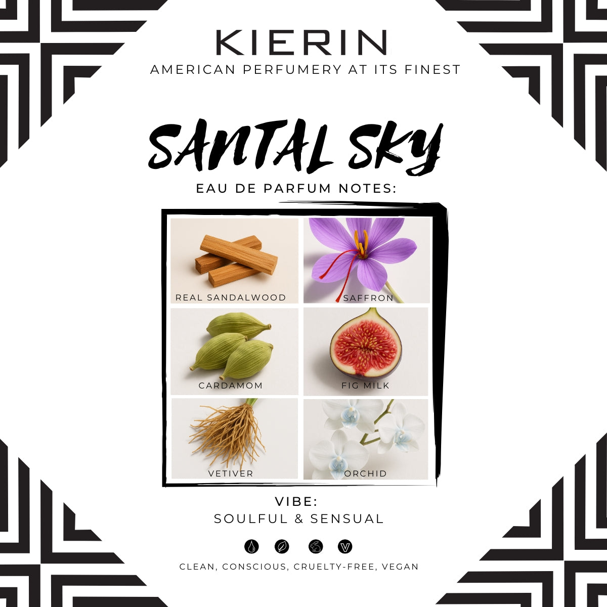 Kierin SANTAL SKY SCENTED CANDLE Home Fragrance KIERIN