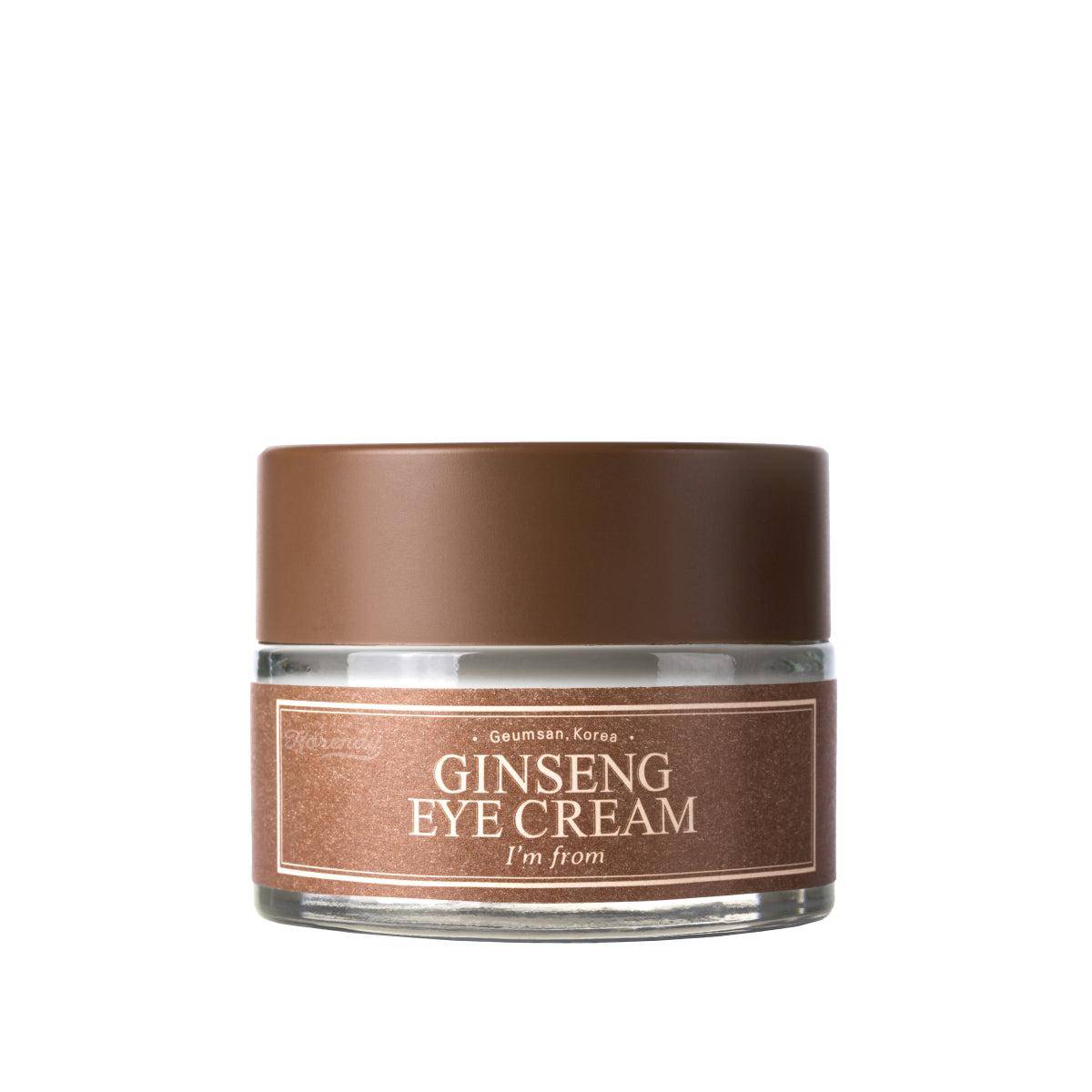 Crème contour des yeux revitalisante et raffermissante I'M From Ginseng 30g