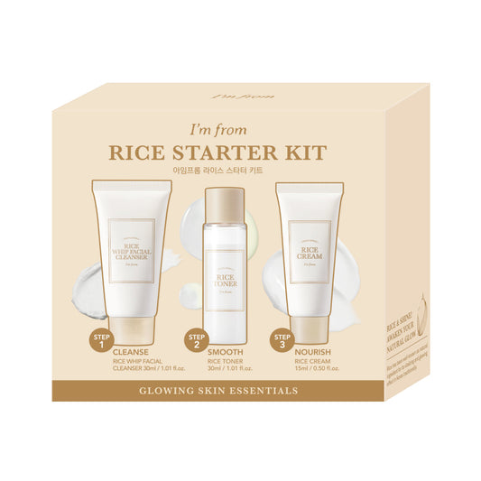 I'M From Rice Starter Kit Brightening & Balancing Trio 3-Piece Set