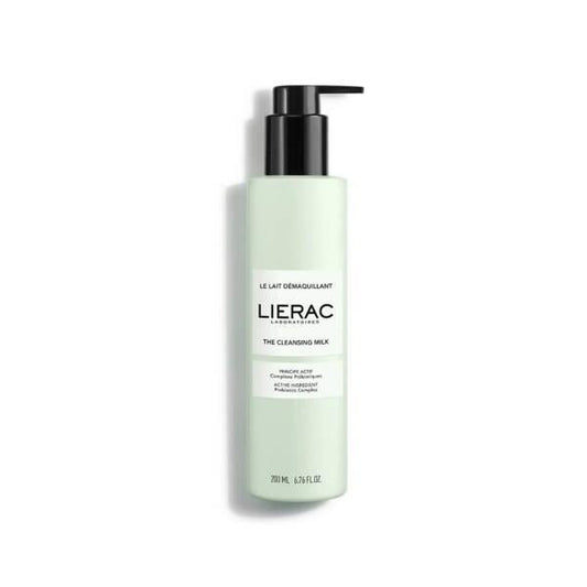 Leche Limpiadora Vegana Lierac 200 ml - Cuidado facial suave y no comedogénico para pieles normales a secas
