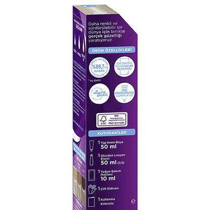 Tinte para el cabello Palette 10-1 - Rubio cenizo claro con fórmula de triple cuidado para entusiastas de la belleza | 4.2 fl. oz.