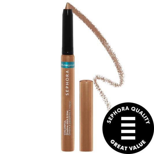Sephora Colorful Waterproof Eyeshadow & Eyeliner Multi-Stick: 12-Hour Smudge-Proof Eye Makeup Stick for Long-Lasting, Vibrant Color