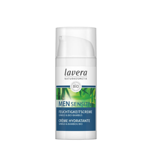 Crema hidratante orgánica Lavera Men Sensitiv 1.01 fl oz