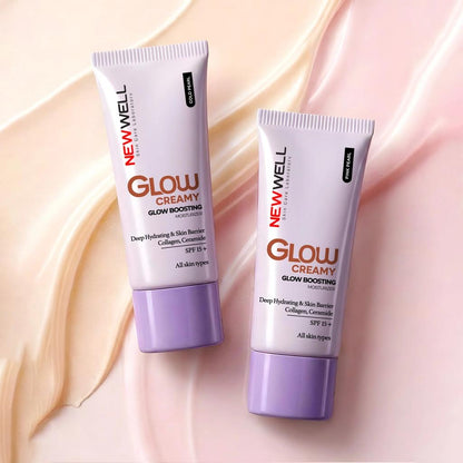 Crema hidratante New Well Glow Boosting SPF 15+ Pink Pearl 30 ml
