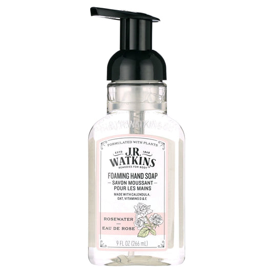 J.R. Watkins Rosewater Foaming Hand Soap 9 oz Foaming Hand Soap Pasteur Pharmacy
