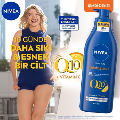 Lait corps raffermissant Nivea Q10 – Hydratation intense et bienfaits raffermissants pour tous types de peau