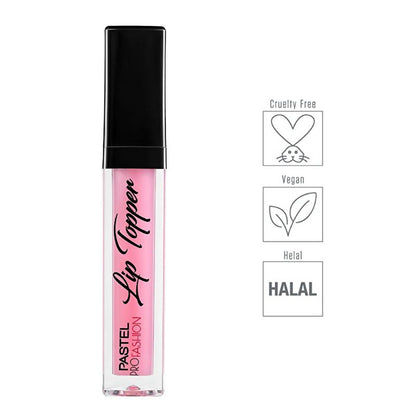 Pastel Profashion Lip Topper 305 Sugar - Brillo labial vegano y libre de crueldad animal con efecto brillante