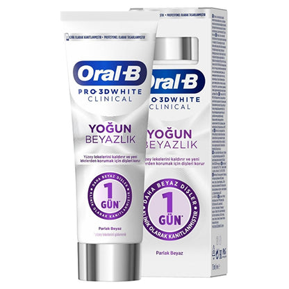 Dentifrice Oral-B Pro 3D White Clinical Blanchiment Intensif pour dents sensibles - 75ml
