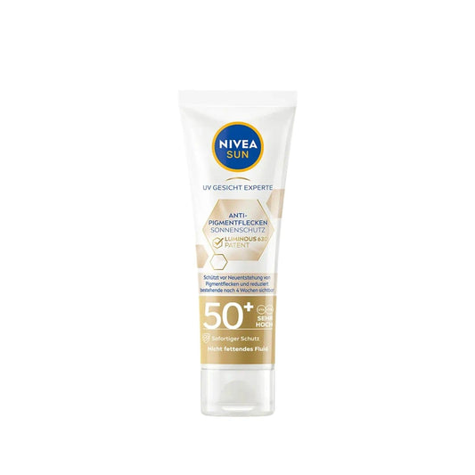 Nivea Sun Luminous630 Anti-Dark Spot SPF50+ Face Cream - 40ml - High Protection & Anti-Aging Benefits