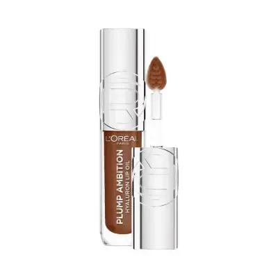 L'Oréal Paris Plump Ambition Hyaluron Lip Oil - 510 La Nuit Sparkle: Non-Sticky Hydrating Lip Oil with Hyaluronic Acid