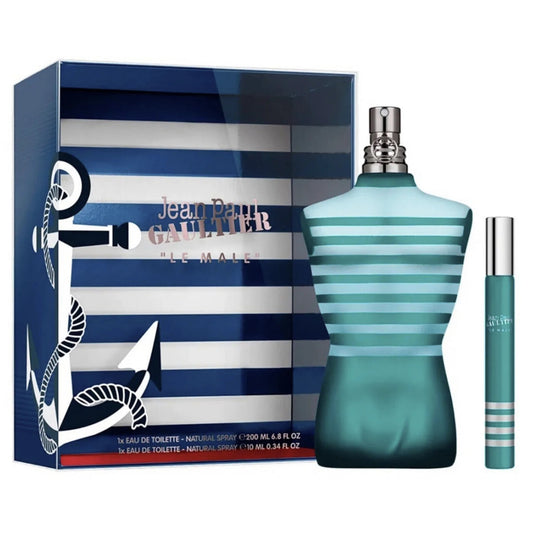 Jean paul gaultier le male 2 pcs set for men: 6.7 eau de toilette spray + 0.33 oz eau de toilette spray MEN Fragrant Nest