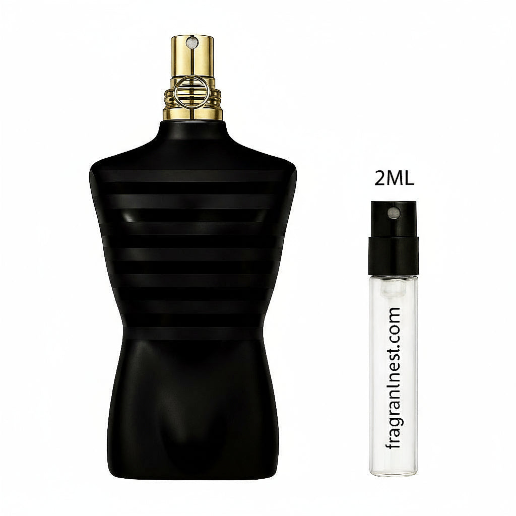 Jean Paul Gaultier Le Male Le Parfum Eau De Parfum Intense Travel Spray | Sample Fragrant Nest 2mL Sample (30 Sprays)