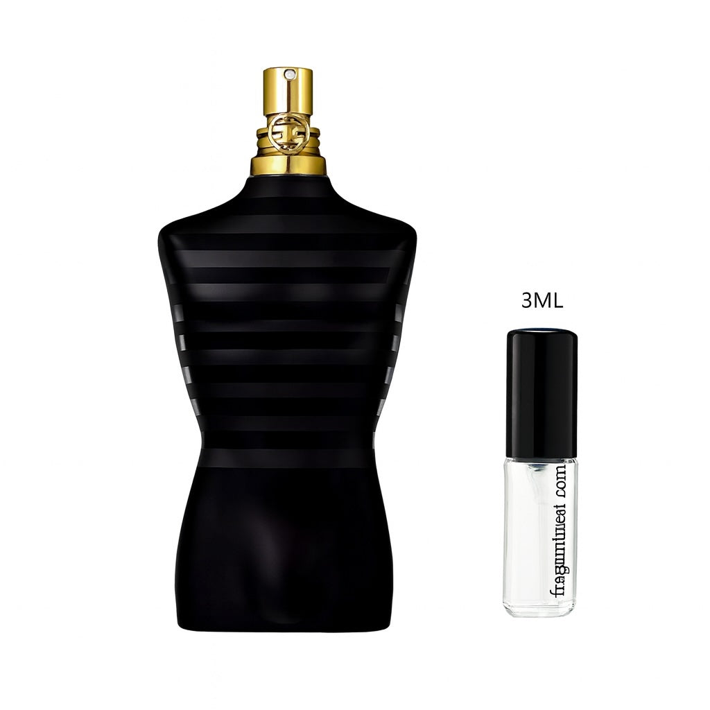 Jean Paul Gaultier Le Male Le Parfum Eau De Parfum Intense Travel Spray | Sample Fragrant Nest 3mL Glass Spray (45 Sprays)