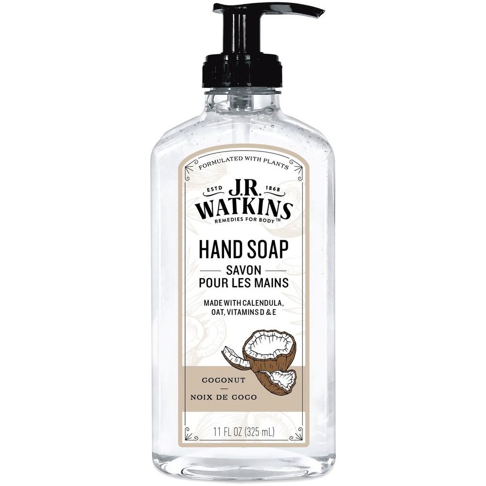 J.R. Watkins Hand Soap Coconut/Lavender Collection Liquid Hand Soap Pasteur Pharmacy Coconut