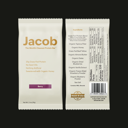 Jacob Protein Bar Protein Bar Jacob 9-pack Berry