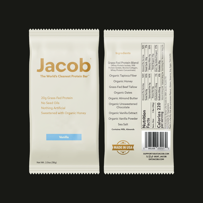 Jacob Protein Bar Protein Bar Jacob 9-pack Vanilla